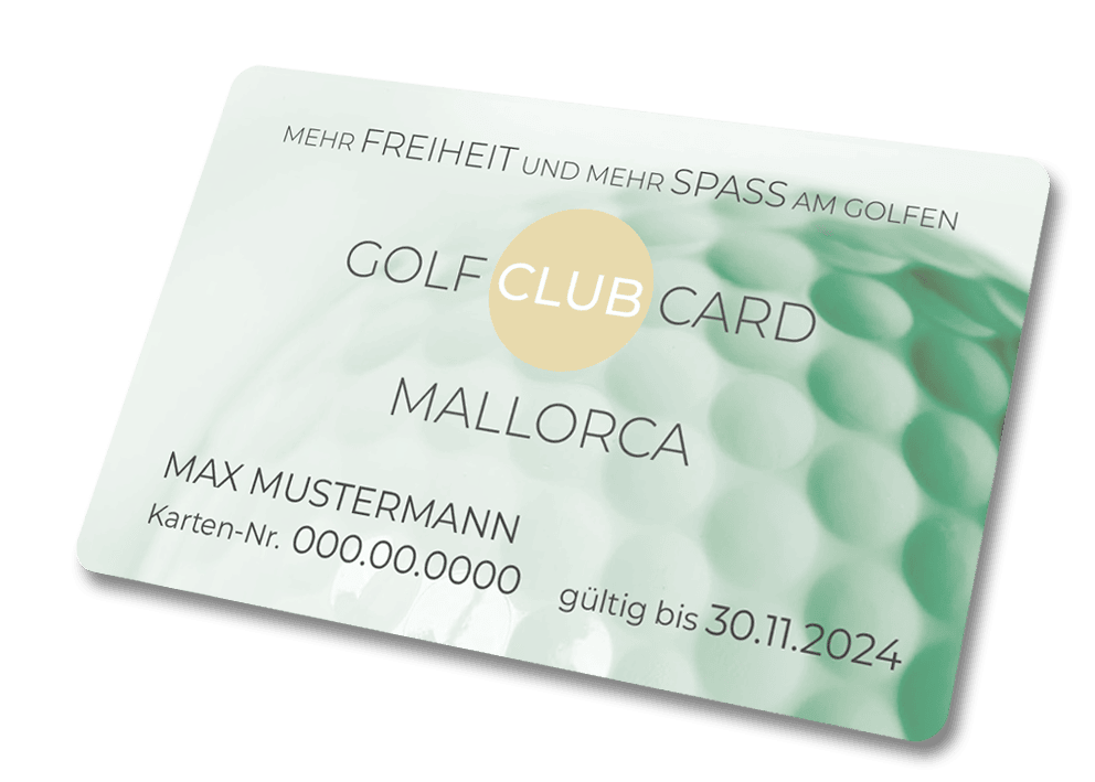 GOLF CLUB CARD Mallorca