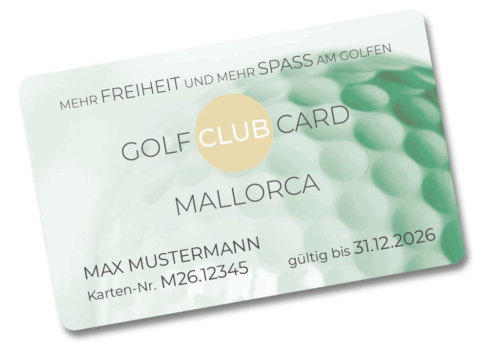 GOLF CLUB CARD Mallorca 2026